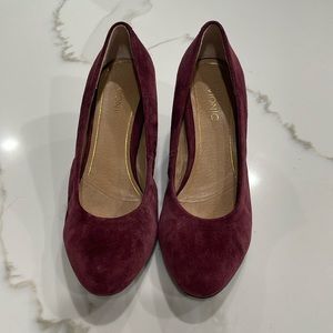 Vionic Camden Wedge, Maroon color